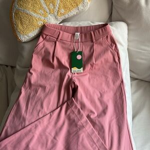 HALARA Flex High Waisted Pink Straight Leg Pants